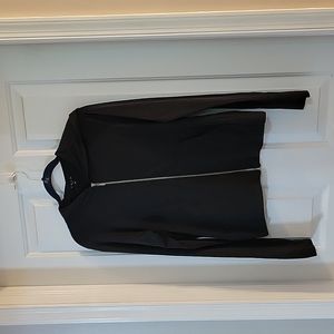 Joia black zippered jacket with pockets and hood medium